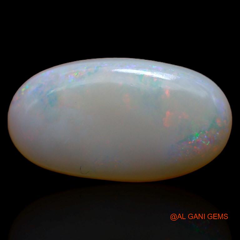 3.80 Cts Natural Australian Fire Opal Loose Gemstone Oval Cabochon 16x9x3 mm A-463