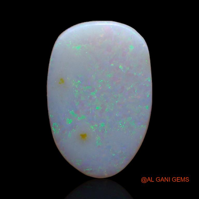2.70 Cts Natural Australian Fire Opal Loose Gemstone Fancy Cabochon 14x9x2 mm A-464