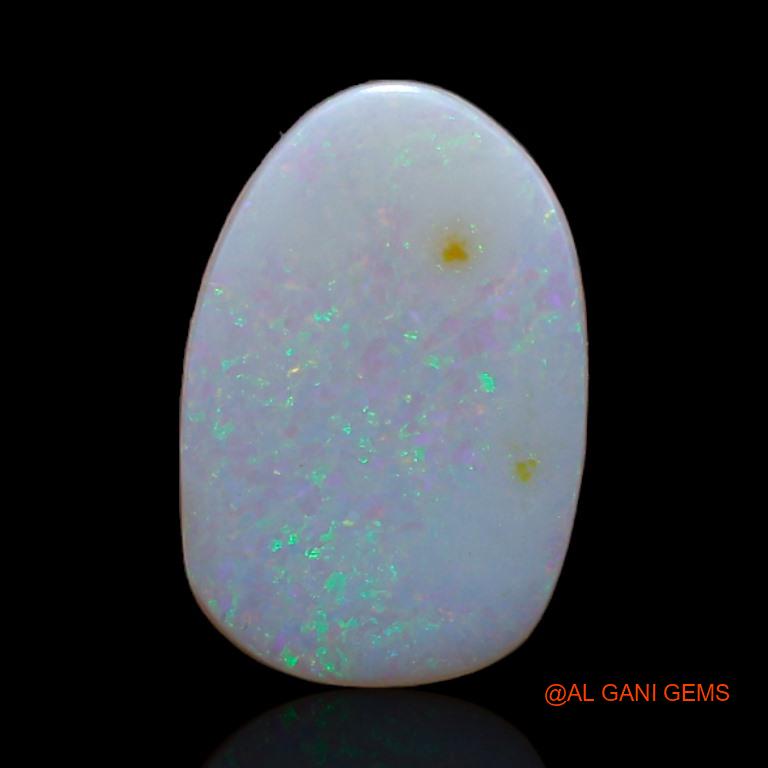 2.70 Cts Natural Australian Fire Opal Loose Gemstone Fancy Cabochon 14x9x2 mm A-464