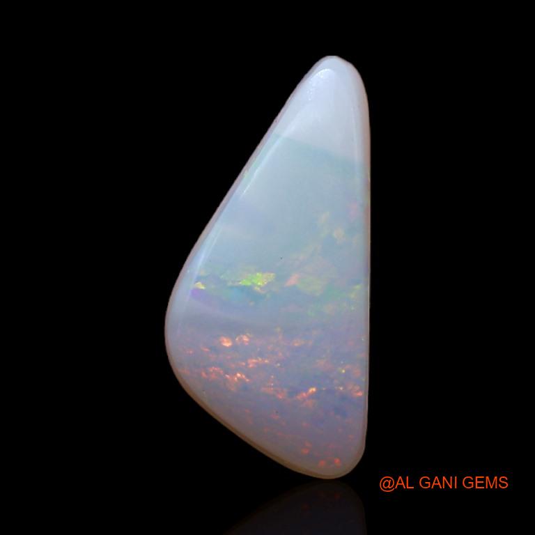 2.90 Cts Natural Australian Fire Opal Fancy Cabochon Loose Gemstone For Jewelry 15x7x4 mm A-466
