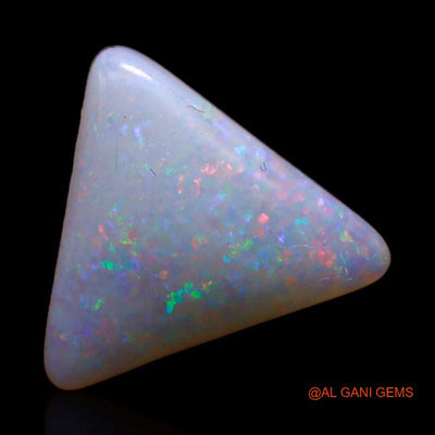 1.65 Cts Natural Australian Fire Opal Loose Gemstone Trillion Cabochon 10x10x2 mm A-467