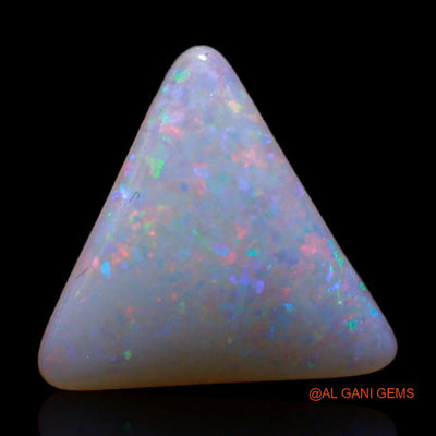 1.65 Cts Natural Australian Fire Opal Loose Gemstone Trillion Cabochon 10x10x2 mm A-467