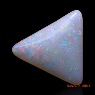 1.65 Cts Natural Australian Fire Opal Loose Gemstone Trillion Cabochon 10x10x2 mm A-467