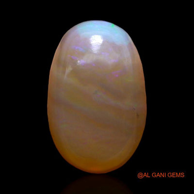 3.90 Cts Unheated Australian Fire Opal Loose Gemstone Trillion Cabochon Natural 13x8x4 mm A-469