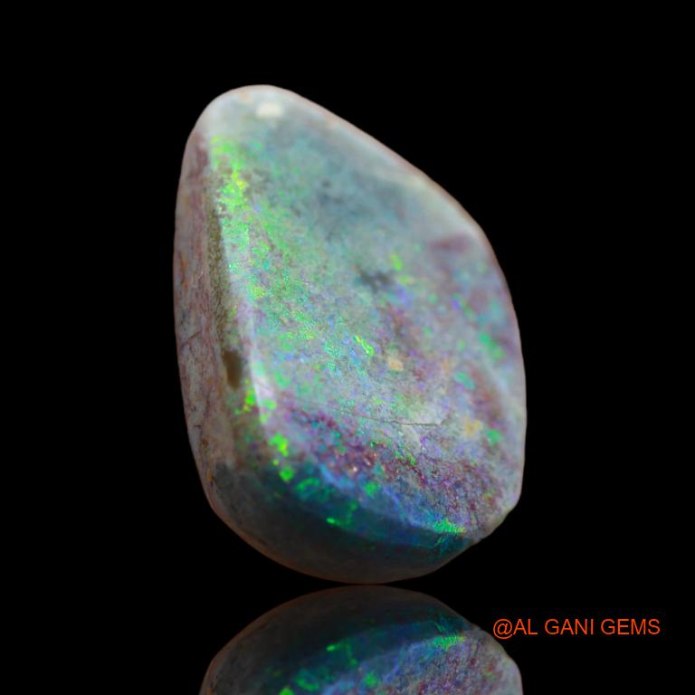 11.00 Cts Natural Australian Fire Opal Loose Gemstone Fancy Cabochon 20x14x5 mm A-46