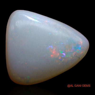 4.20 Cts Unheated Australian Fire Opal Loose Gemstone Trillion Cabochon Natural 11x10x5 mm A-470