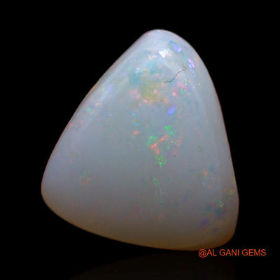4.20 Cts Unheated Australian Fire Opal Loose Gemstone Trillion Cabochon Natural 11x10x5 mm A-470