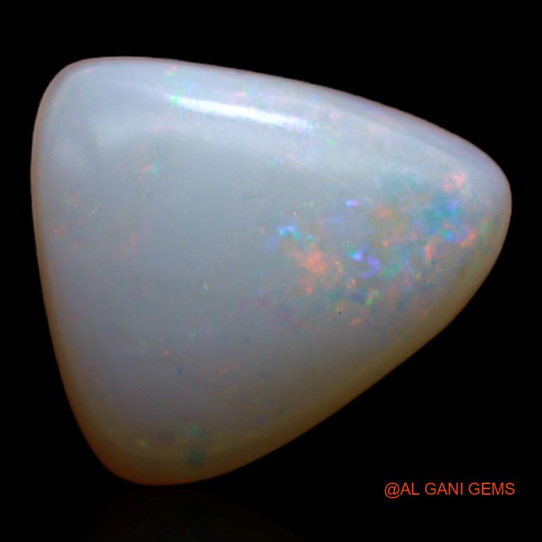 4.20 Cts Unheated Australian Fire Opal Loose Gemstone Trillion Cabochon Natural 11x10x5 mm A-470