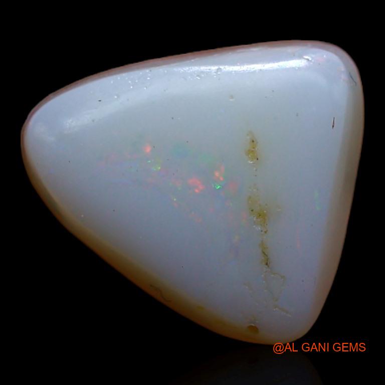 4.20 Cts Unheated Australian Fire Opal Loose Gemstone Trillion Cabochon Natural 11x10x5 mm A-470