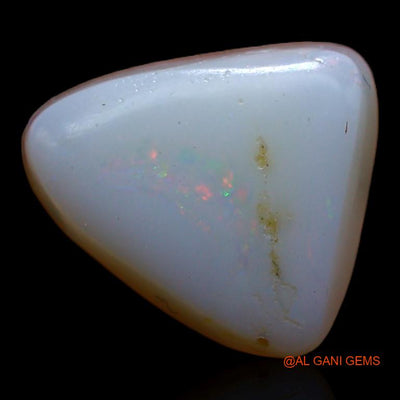 4.20 Cts Unheated Australian Fire Opal Loose Gemstone Trillion Cabochon Natural 11x10x5 mm A-470