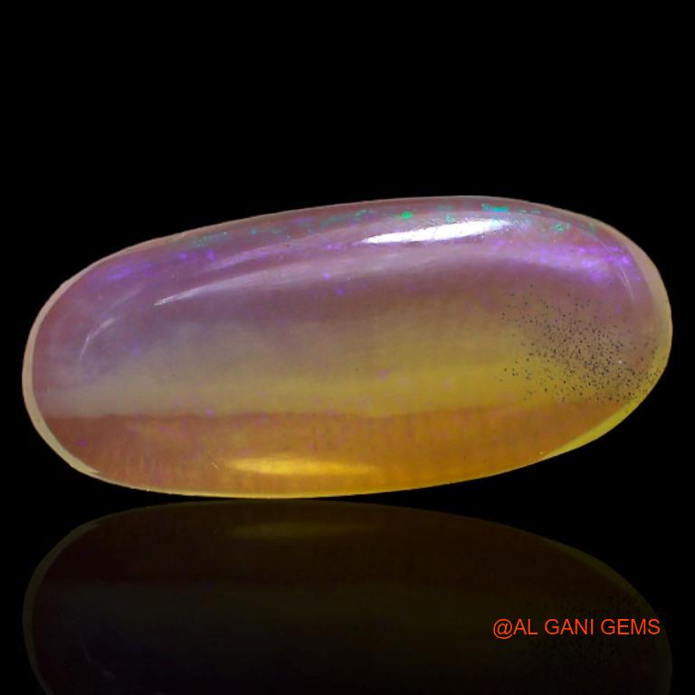 3.60 Cts Natural Australian Fire Opal Oval Cabochon Loose Gemstone For Jewelry 17x7x3 mm A-471