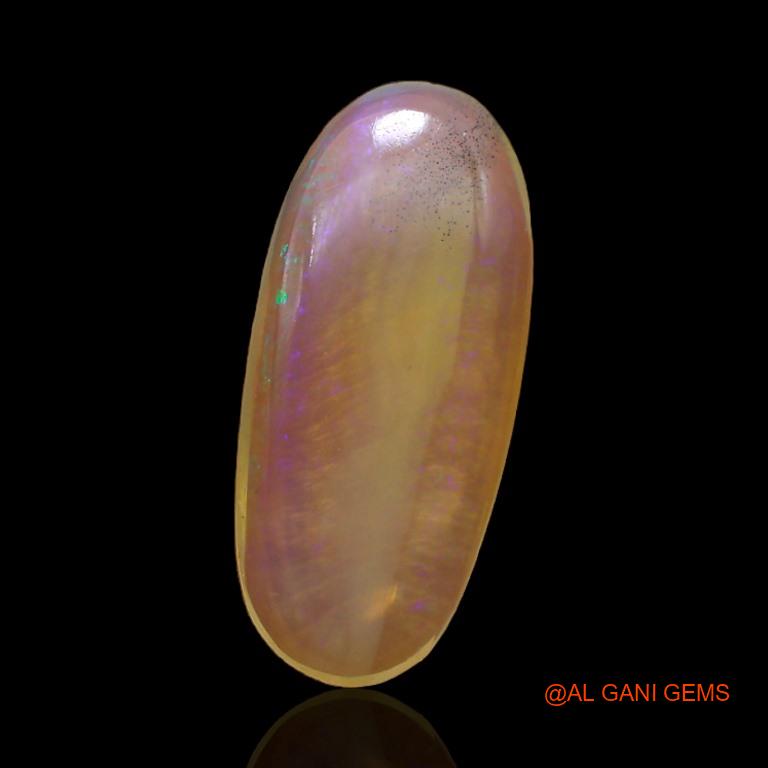 3.60 Cts Natural Australian Fire Opal Oval Cabochon Loose Gemstone For Jewelry 17x7x3 mm A-471