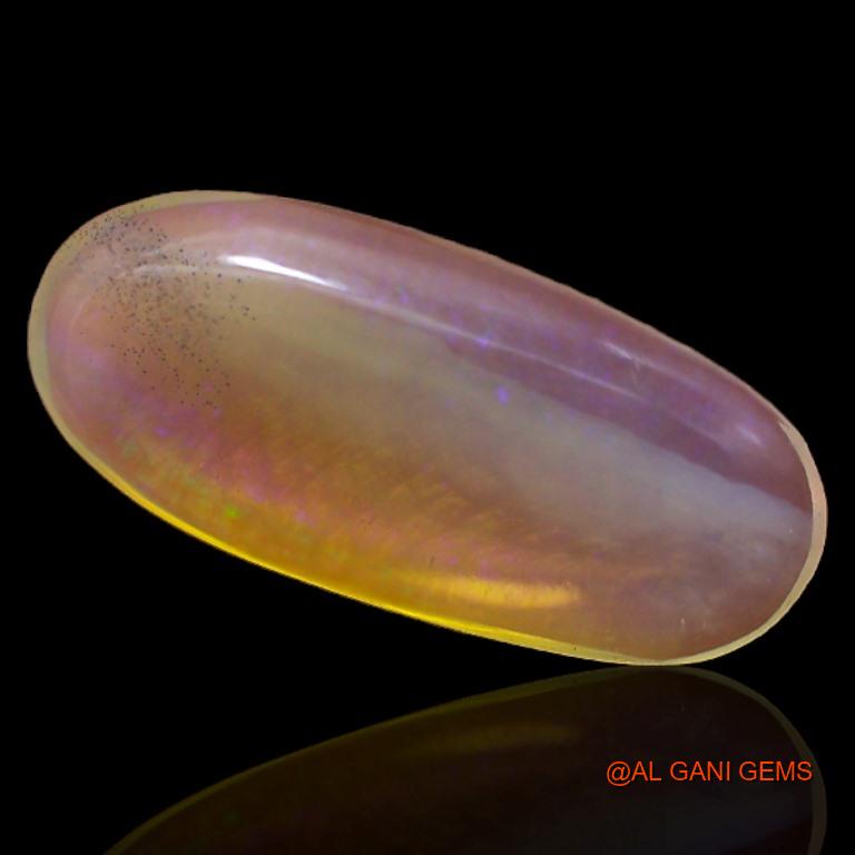 3.60 Cts Natural Australian Fire Opal Oval Cabochon Loose Gemstone For Jewelry 17x7x3 mm A-471