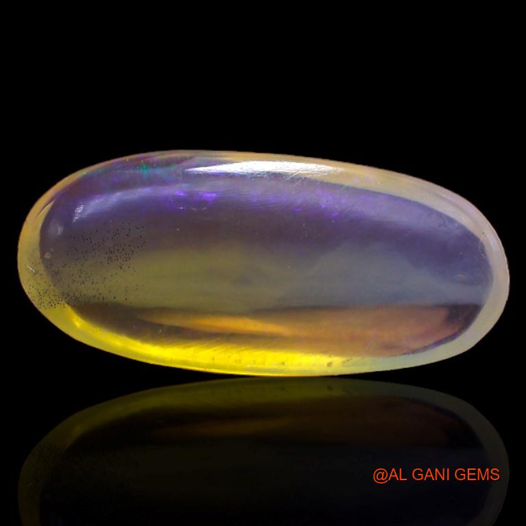 3.60 Cts Natural Australian Fire Opal Oval Cabochon Loose Gemstone For Jewelry 17x7x3 mm A-471