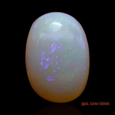 4.15 Cts Natural Australian Fire Opal Loose Gemstone Oval Cabochon 12x8x5 mm A-472