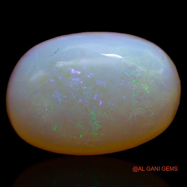 4.15 Cts Natural Australian Fire Opal Loose Gemstone Oval Cabochon 12x8x5 mm A-472