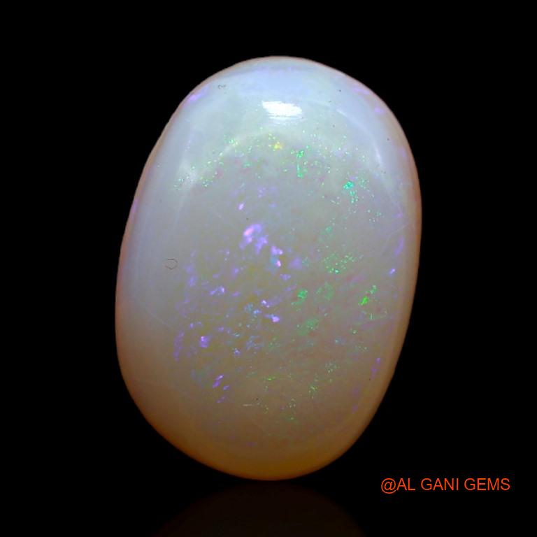 4.15 Cts Natural Australian Fire Opal Loose Gemstone Oval Cabochon 12x8x5 mm A-472
