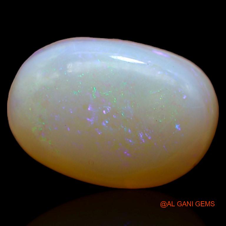 4.15 Cts Natural Australian Fire Opal Loose Gemstone Oval Cabochon 12x8x5 mm A-472
