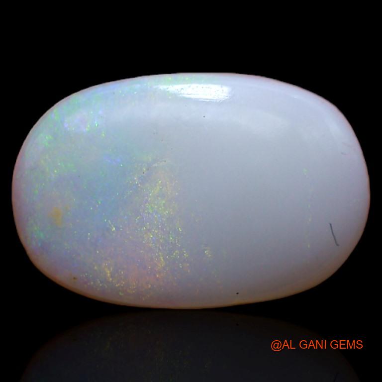 2.35 Cts Unheated Australian Fire Opal Loose Gemstone Oval Cabochon Natural 14x9x2 mm A-473