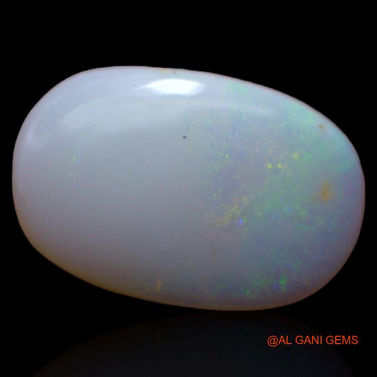 2.35 Cts Unheated Australian Fire Opal Loose Gemstone Oval Cabochon Natural 14x9x2 mm A-473