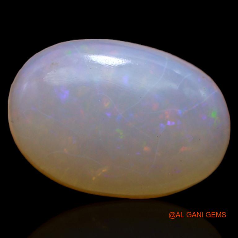 Natural Fire Opal Gemstone 4.10 Cts Loose Oval Cabochon From Australia 13x9x4 mm A-474