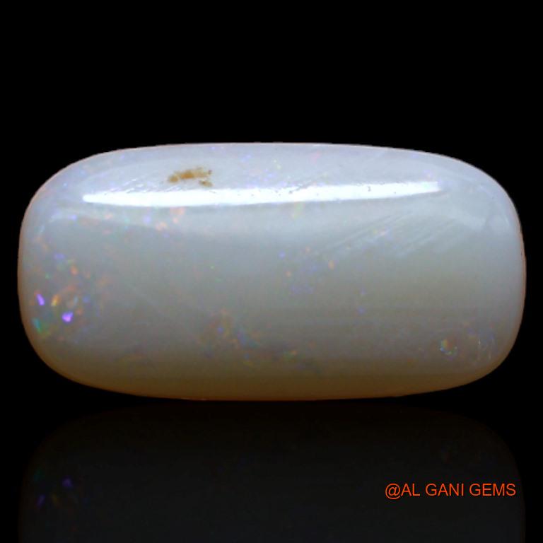 Natural Untreated Fire Opal Loose Gemstone Oval Cabochon From Australia 2.20 Cts 15x7x2 mm A-475