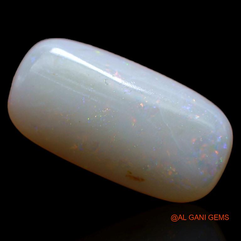 Natural Untreated Fire Opal Loose Gemstone Oval Cabochon From Australia 2.20 Cts 15x7x2 mm A-475