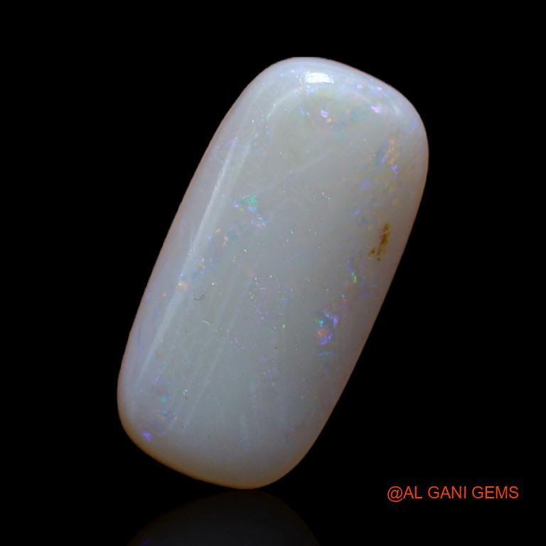 Natural Untreated Fire Opal Loose Gemstone Oval Cabochon From Australia 2.20 Cts 15x7x2 mm A-475