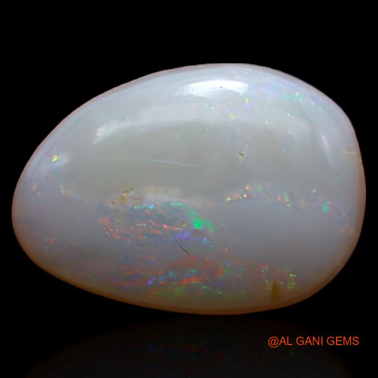 2.65 Cts Natural Australian Fire Opal Fancy Cabochon Loose Gemstone For Jewelry 14x10x2 mm A-476