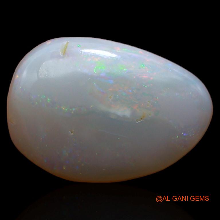 2.65 Cts Natural Australian Fire Opal Fancy Cabochon Loose Gemstone For Jewelry 14x10x2 mm A-476