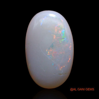 Natural Untreated Fire Opal Loose Gemstone Oval Cabochon From Australia 2.35 Cts 14x9x2 mm A-477