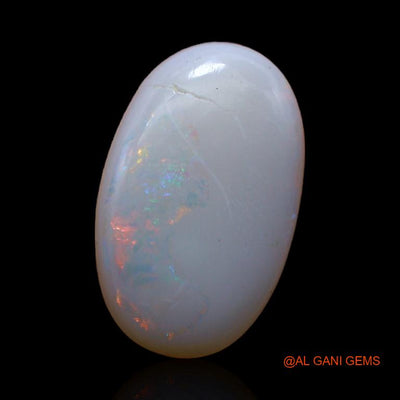 Natural Untreated Fire Opal Loose Gemstone Oval Cabochon From Australia 2.35 Cts 14x9x2 mm A-477
