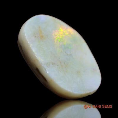5.00 Cts Natural Australian Fire Opal Loose Gemstone Fancy Cabochon 17x12x3 mm A-47