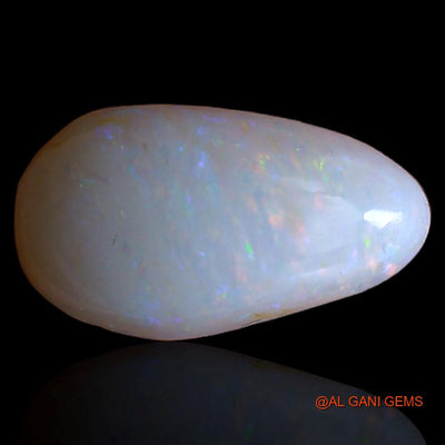 Natural Fire Opal Gemstone 2.95 Cts Loose Pear Cabochon From Australia 14x8x4 mm A-480