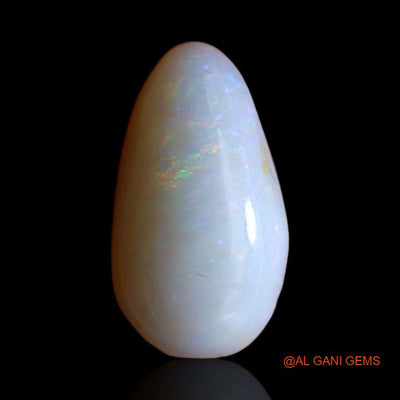 Natural Fire Opal Gemstone 2.95 Cts Loose Pear Cabochon From Australia 14x8x4 mm A-480