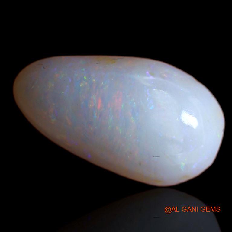Natural Fire Opal Gemstone 2.95 Cts Loose Pear Cabochon From Australia 14x8x4 mm A-480