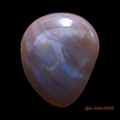 2.90 Cts Natural Australian Fire Opal Loose Gemstone Fancy Cabochon 13x10x3 mm A-481