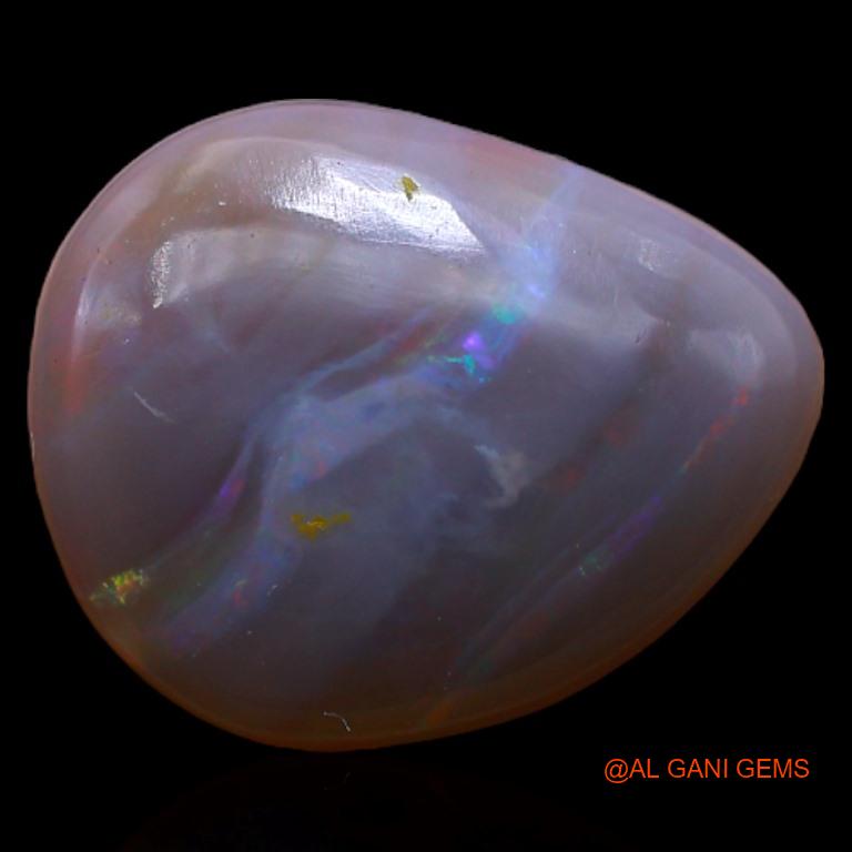 2.90 Cts Natural Australian Fire Opal Loose Gemstone Fancy Cabochon 13x10x3 mm A-481