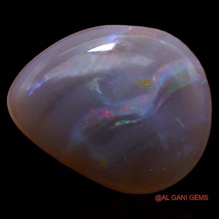 2.90 Cts Natural Australian Fire Opal Loose Gemstone Fancy Cabochon 13x10x3 mm A-481