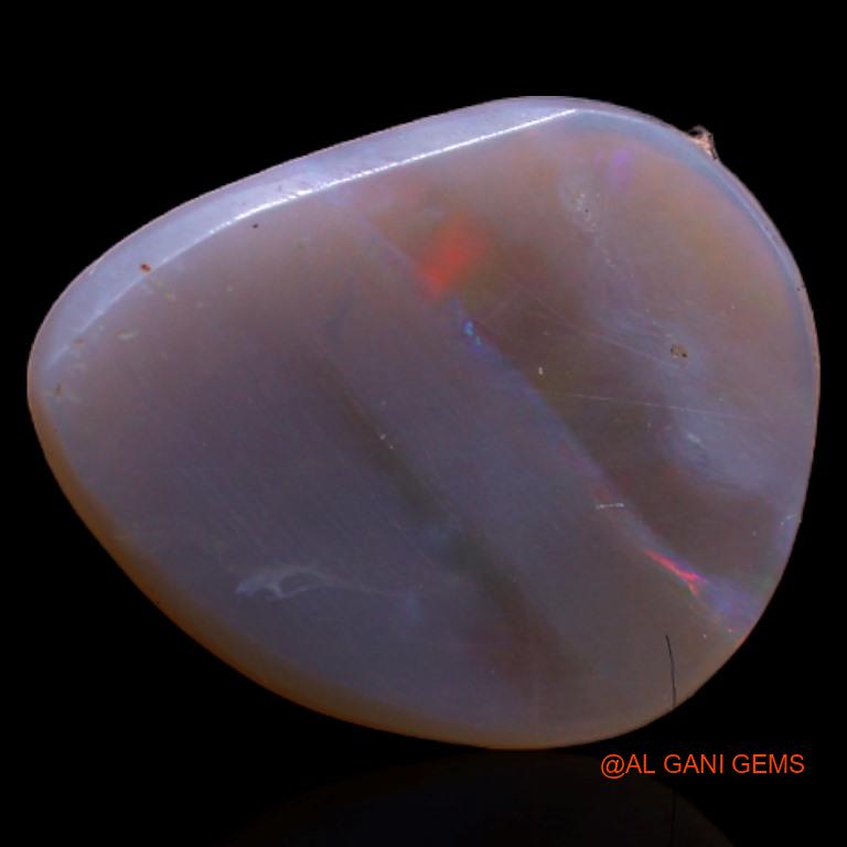 2.90 Cts Natural Australian Fire Opal Loose Gemstone Fancy Cabochon 13x10x3 mm A-481