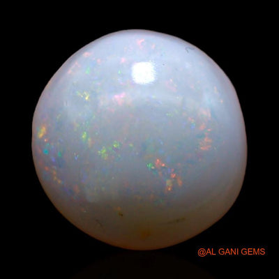 Natural Fire Opal Gemstone 2.90 Cts Loose Round Cabochon From Australia 10x10x4 mm A-482