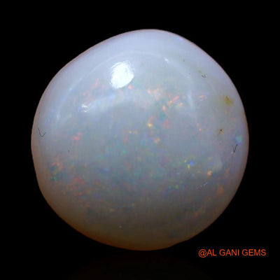 Natural Fire Opal Gemstone 2.90 Cts Loose Round Cabochon From Australia 10x10x4 mm A-482