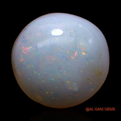Natural Fire Opal Gemstone 2.90 Cts Loose Round Cabochon From Australia 10x10x4 mm A-482