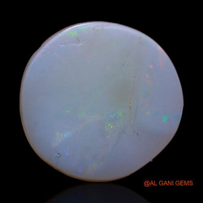 Natural Fire Opal Gemstone 2.90 Cts Loose Round Cabochon From Australia 10x10x4 mm A-482