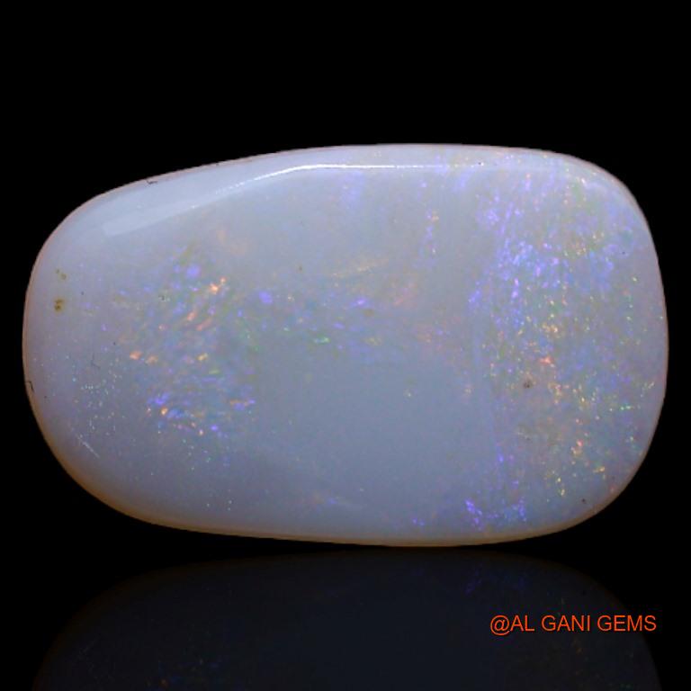 1.20 Cts Natural Australian Fire Opal Loose Gemstone Fancy Cabochon 13x8x1 mm A-486