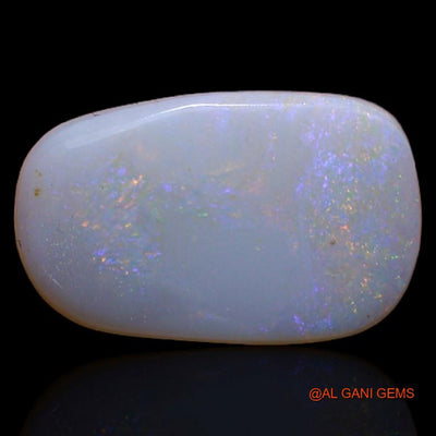 1.20 Cts Natural Australian Fire Opal Loose Gemstone Fancy Cabochon 13x8x1 mm A-486