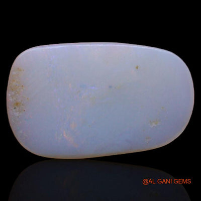 1.20 Cts Natural Australian Fire Opal Loose Gemstone Fancy Cabochon 13x8x1 mm A-486
