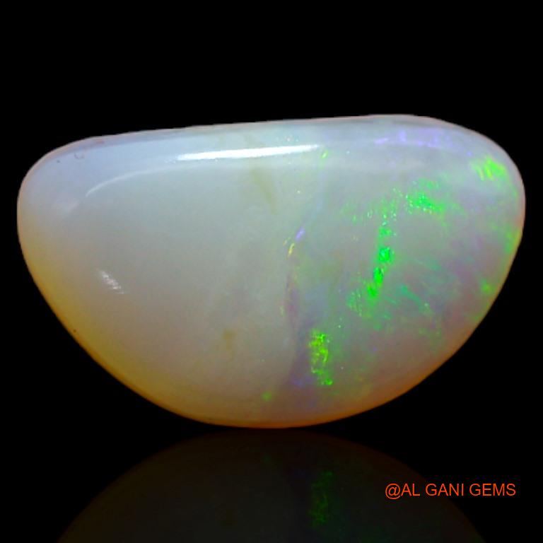 2.10 Cts Unheated Australian Fire Opal Loose Gemstone Fancy Cabochon Natural 11x7x3 mm A-487