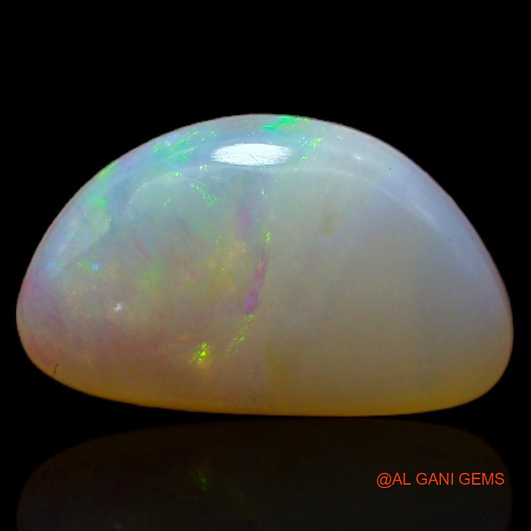 2.10 Cts Unheated Australian Fire Opal Loose Gemstone Fancy Cabochon Natural 11x7x3 mm A-487