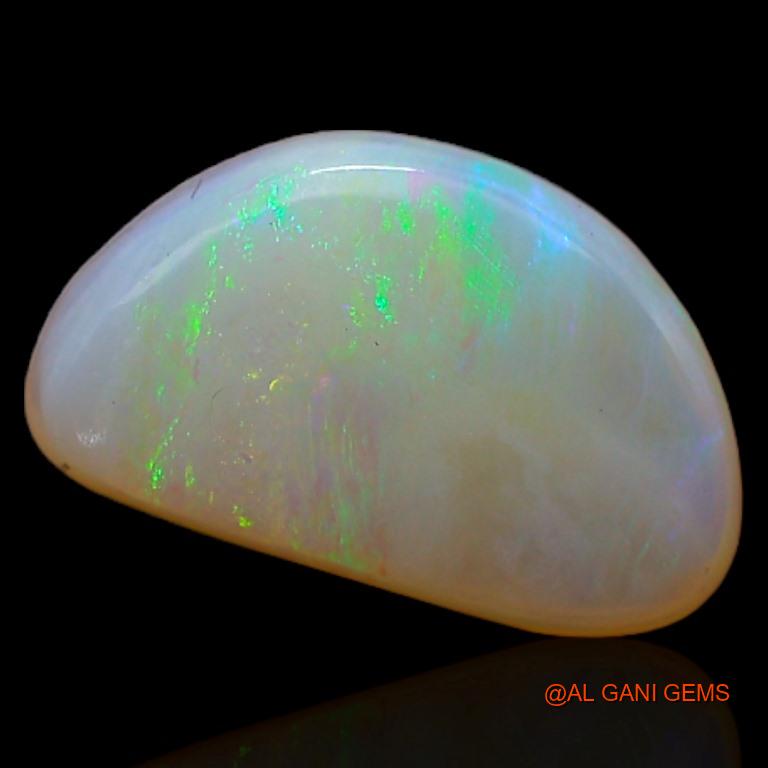 2.10 Cts Unheated Australian Fire Opal Loose Gemstone Fancy Cabochon Natural 11x7x3 mm A-487